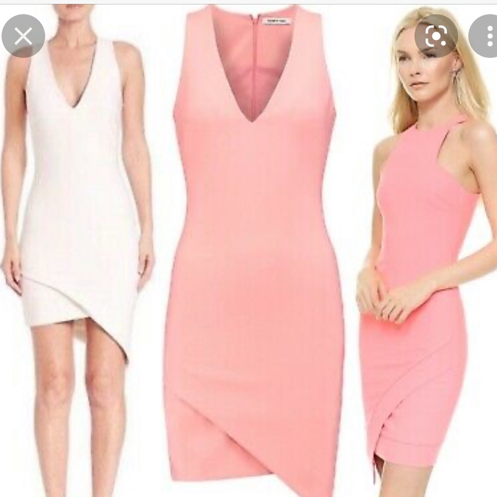 COPY - COPY - Elizabeth & James Asymmetrical Rosa Dress in Coral